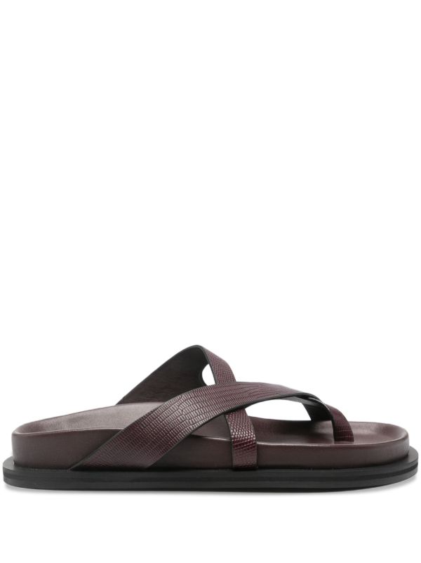 A.EMERY Leather Cross-strap Sandals | Browns Sandals