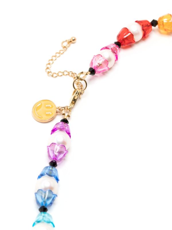 A Sinner In Pearls Multicolour Pearl Rainbow Beaded Necklace | Browns Necklaces