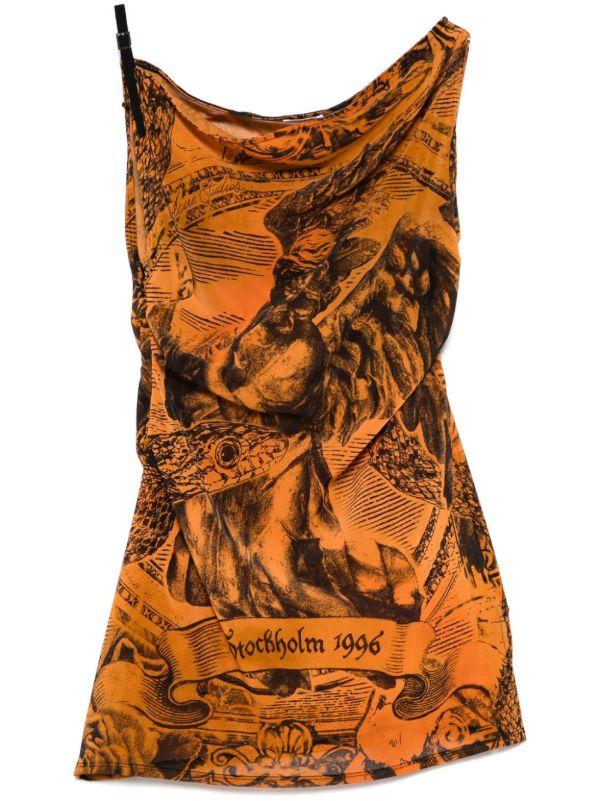 Acne Studios Printed Mini Dress | Browns Day Dresses