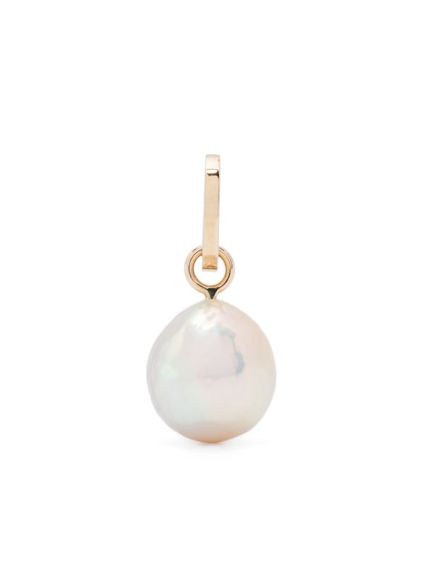 Adina Reyter 14K Yellow Gold Pearl Drop Pendant | Browns Fine Charms Adina Reyter 14K Yellow Gold Pearl Drop Pendant | Browns Fine Charms