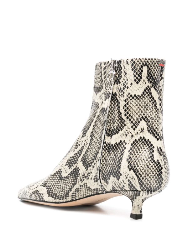 Aeyde Neutrals 40mm Sophie Boots | Browns Boots