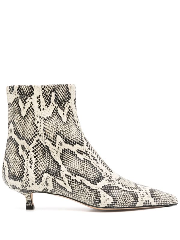 Aeyde Neutrals 40mm Sophie Boots | Browns Boots