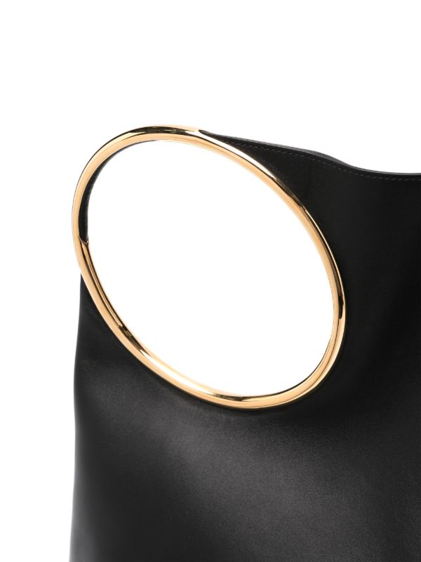 Alaïa Black Ring Large Tote Bag | Browns Tote Bags