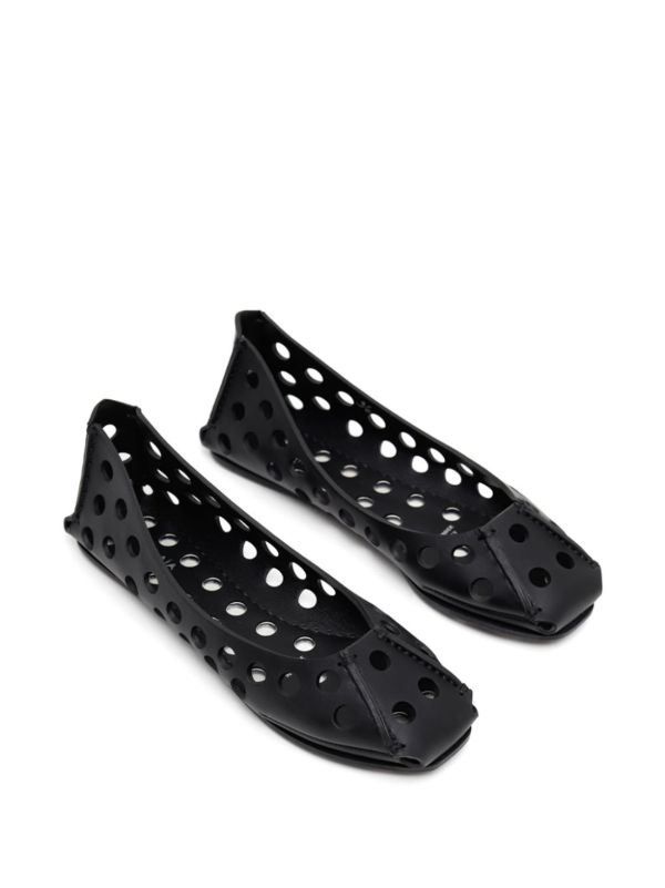 Alaïa Perfo Ballet Flats | Browns Ballerina Shoes
