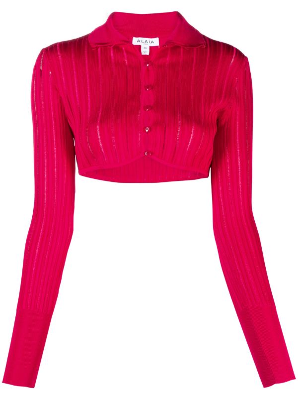 Alaïa Pink Knit Mini Dress | Browns Sweater Dresses