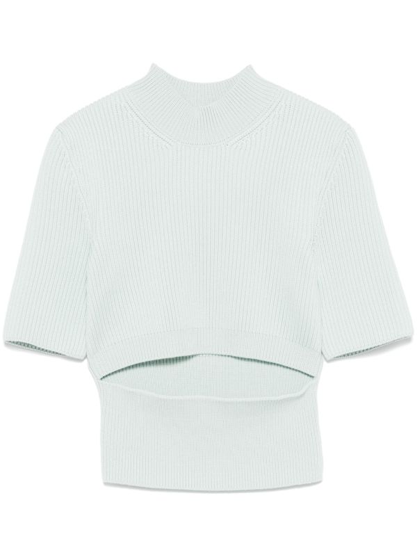 Alaïa Ribbed T-Shirt | Browns T-Shirts & Jersey Shirts