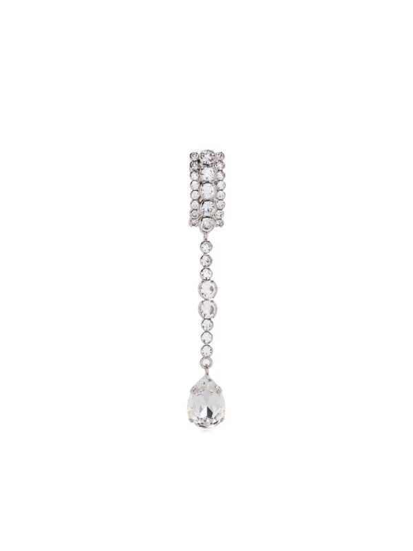 Alessandra Rich crystal-embellished drop earring | Browns Earrings