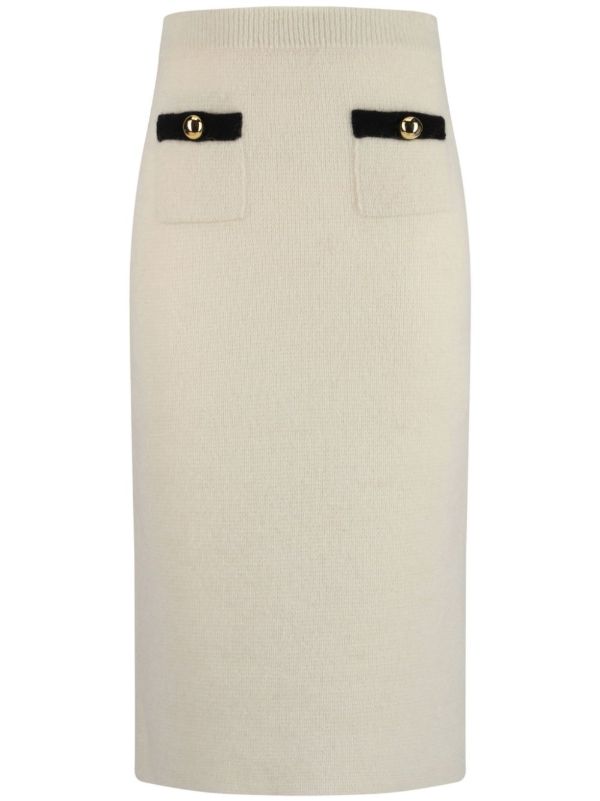Alessandra Rich knitted midi dress | Browns Knitted Skirts