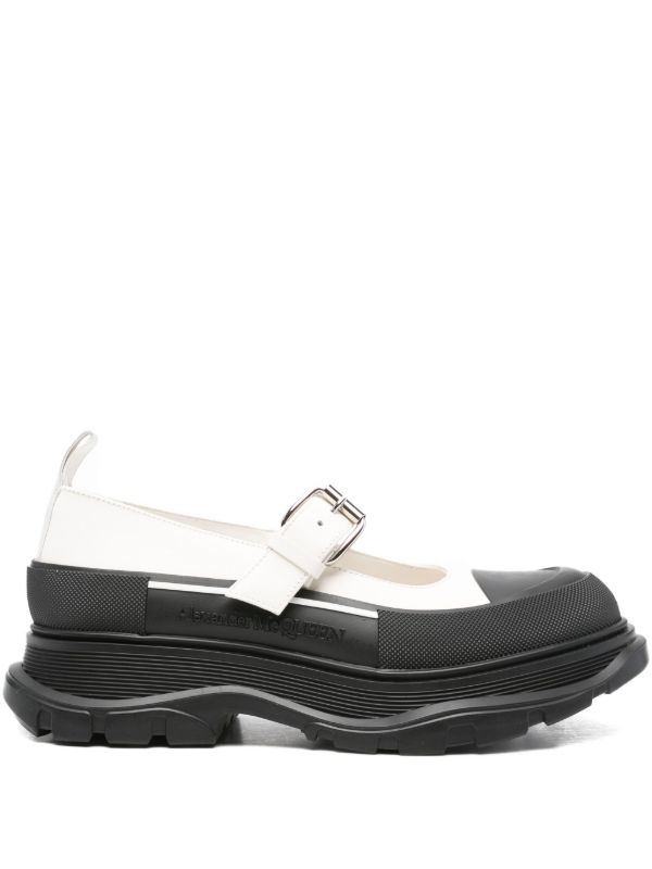 Alexander McQueen 45mm Buckle-strap Leather Pumps | Browns Pumps