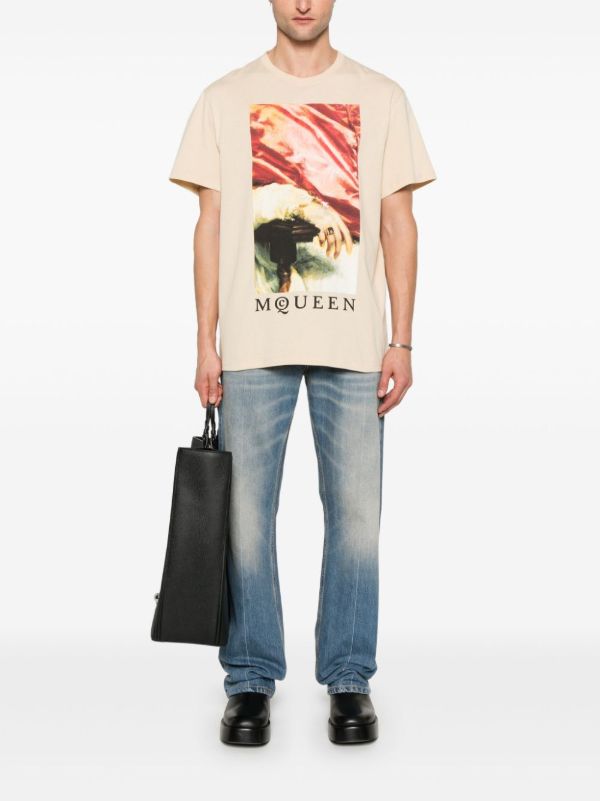 Alexander McQueen Blue Straight-Leg Jeans | Browns Regular & Straight-Leg Jeans