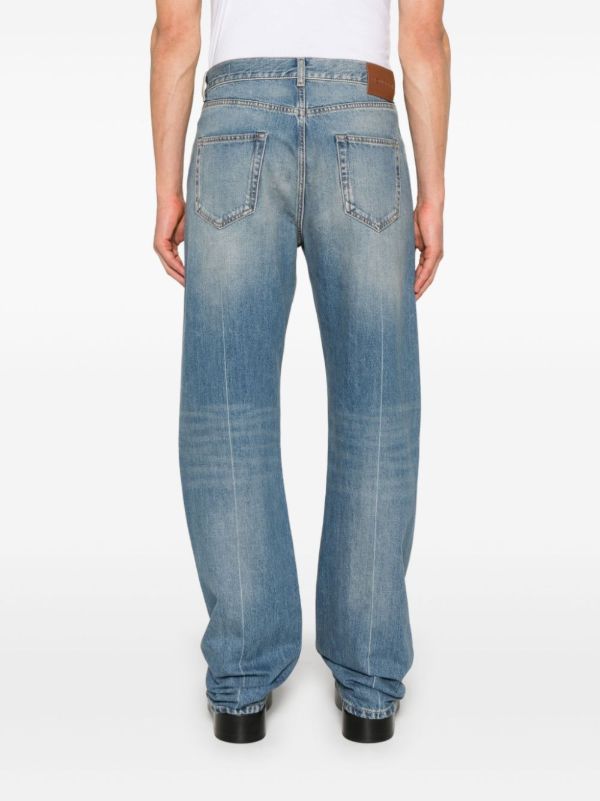 Alexander McQueen Blue Straight-Leg Jeans | Browns Regular & Straight-Leg Jeans