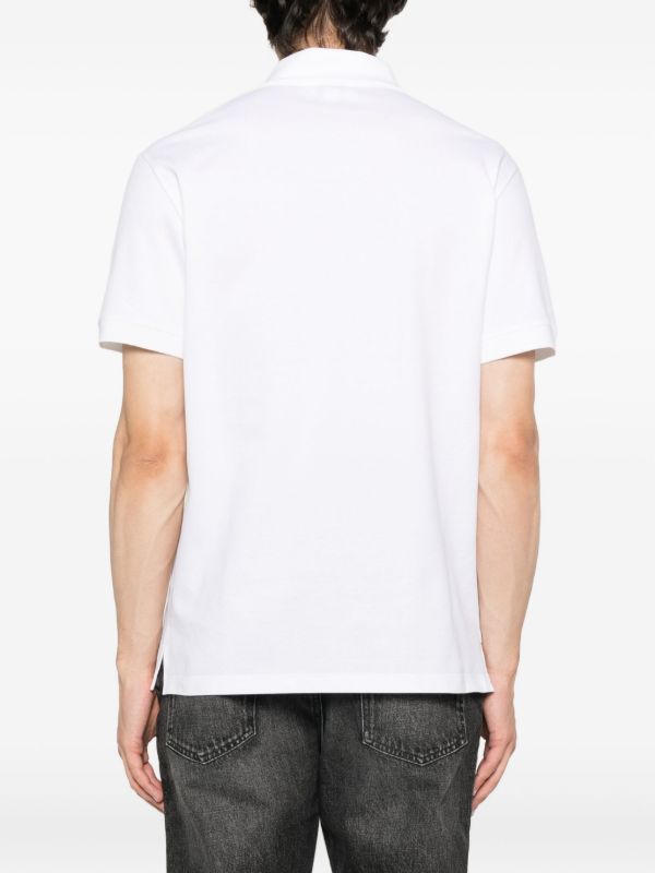 Alexander McQueen Logo-embroidered Polo Shirt | Browns Polo Shirts