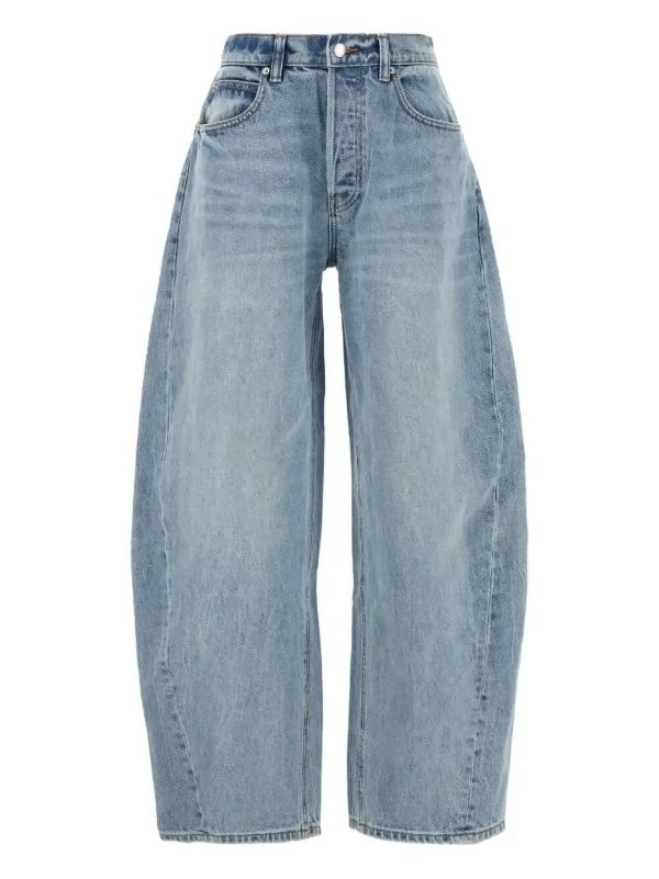 Alexander Wang high-waisted jeans | Browns Straight-Leg Jeans