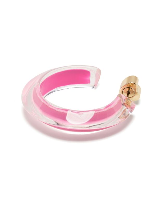 Alison Lou Gold-Plated Jelly Small Hoop Earrings | Browns Earrings