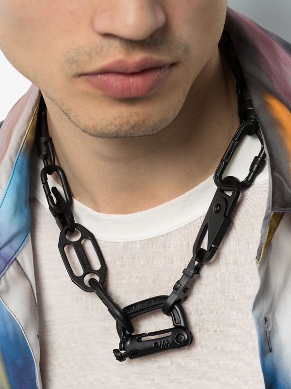 AMBUSH Black Carabiner Chain Necklace | Browns Necklaces