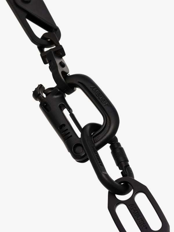 AMBUSH Black Carabiner Chain Necklace | Browns Necklaces
