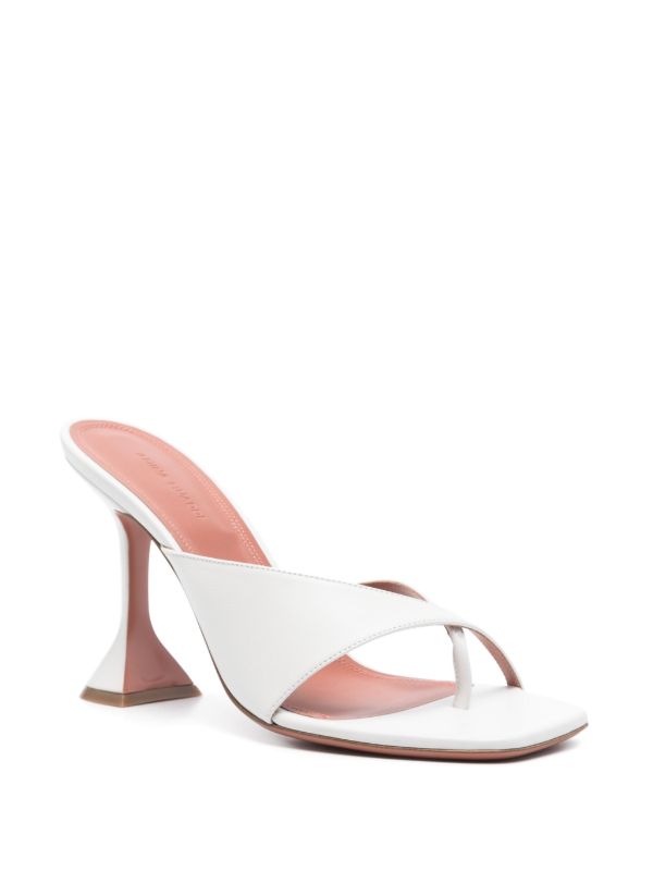 Amina Muaddi 95mm Shiona Sandals | Browns Sandals