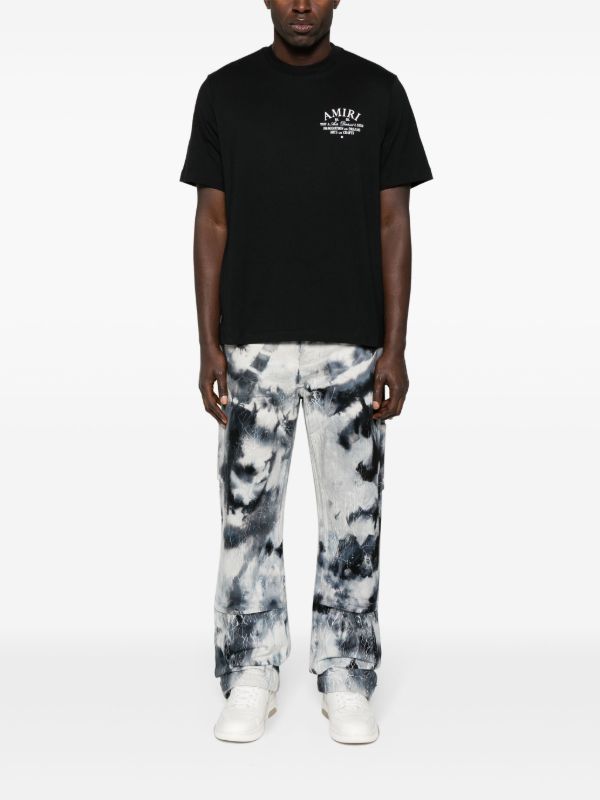 AMIRI Black Logo-Print T-Shirt | Browns T-Shirts