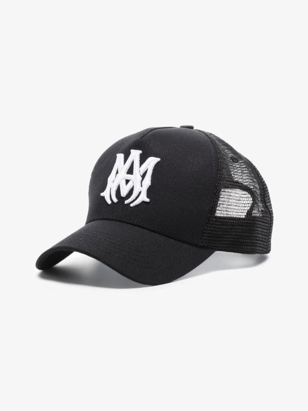 AMIRI Black MA Logo Baseball Cap | Browns Hats