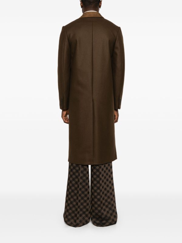 AMIRI Brown Double-Breasted Coat | Browns Double Breasted Coats