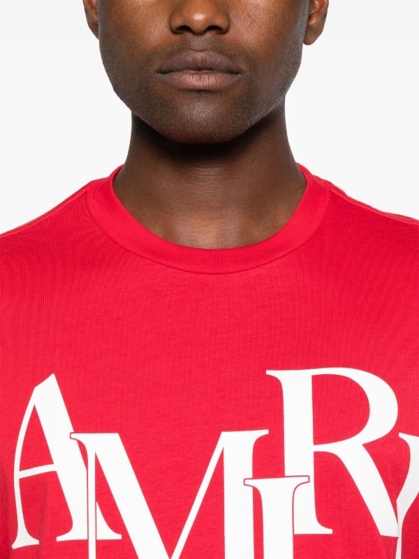 AMIRI Staggered Logo-print T-shirt | Browns T-Shirts
