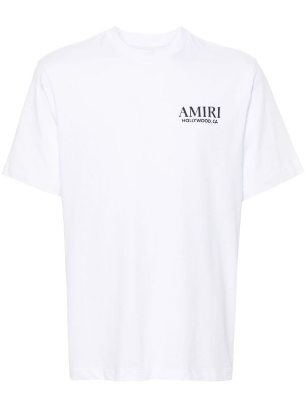 AMIRI White Bones Stacked Cotton T-Shirt | Browns T-Shirts