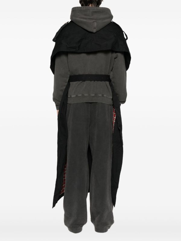 Balenciaga Hooded Trench Coat | Browns Trench Coats