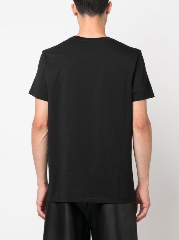 Balmain Black Logo Print T-shirt | Browns T-Shirts