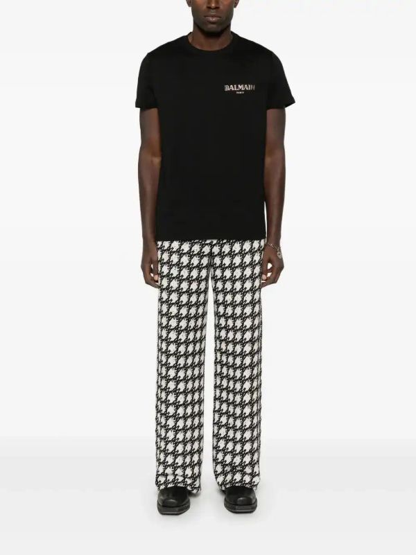 Balmain Logo-appliqué T-shirt | Browns T-Shirts