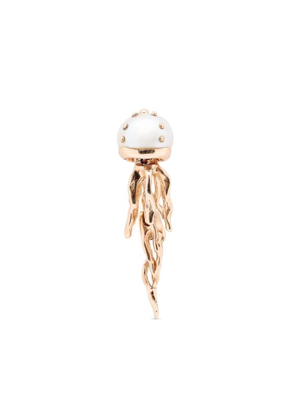 Bibi van der Velden 18kt yellow gold Mini Jellyfish earring | Browns Fine Earrings