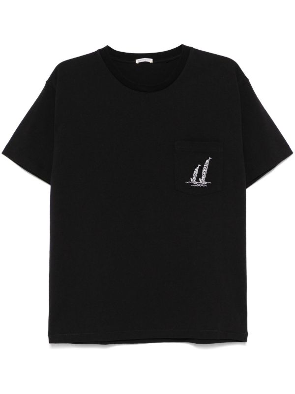 BODE Black Recreation Sails Pocket T-Shirt | Browns T-Shirts