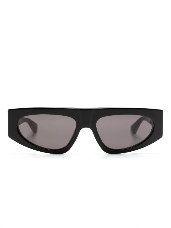 Bottega Veneta Eyewear black D-frame sunglasses | Browns Sunglasses Bottega Veneta Eyewear black D-frame sunglasses | Browns Sunglasses