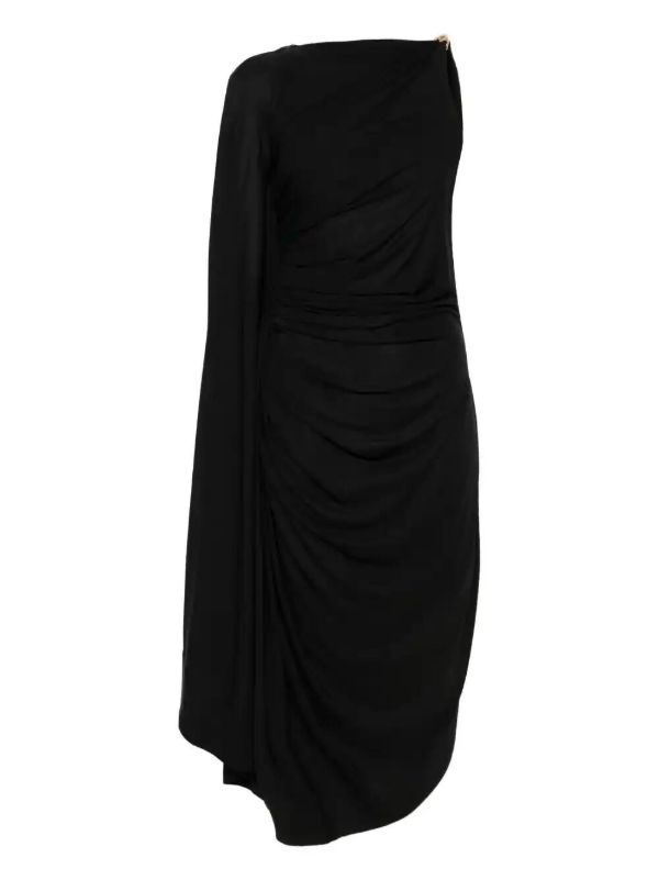 Bottega Veneta jersey draped mini dress | Browns Cocktail & Party Dresses