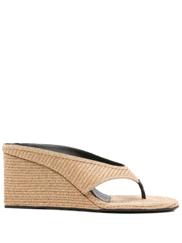 Alaïa 75mm wedge sandals | Browns Sandals