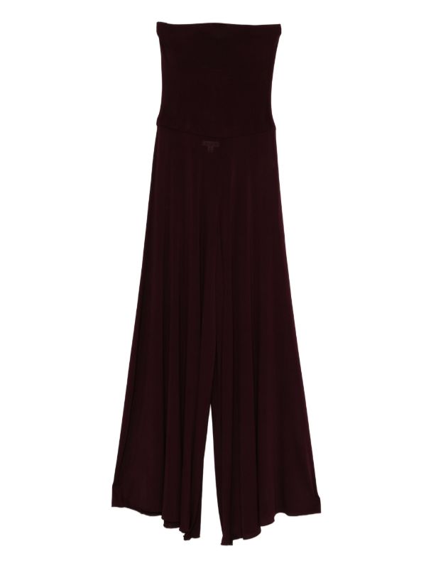 Alaïa bustier jumpsuit | Browns Full Length