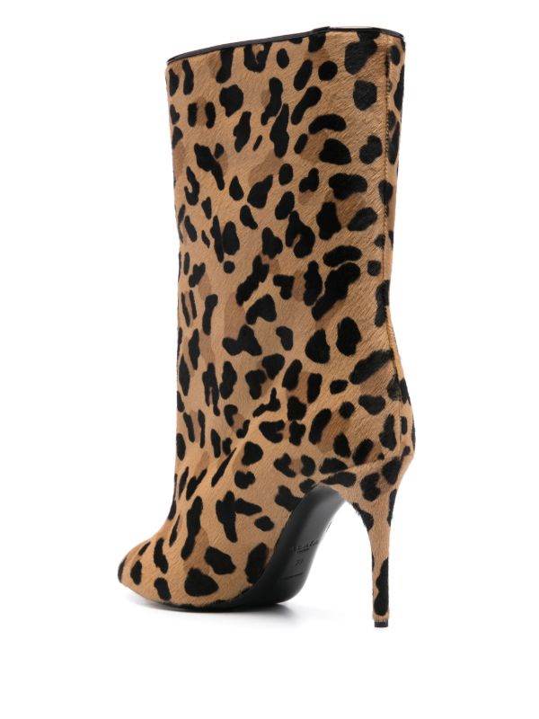 Alaïa Neutral Decolette Boots | Browns Boots