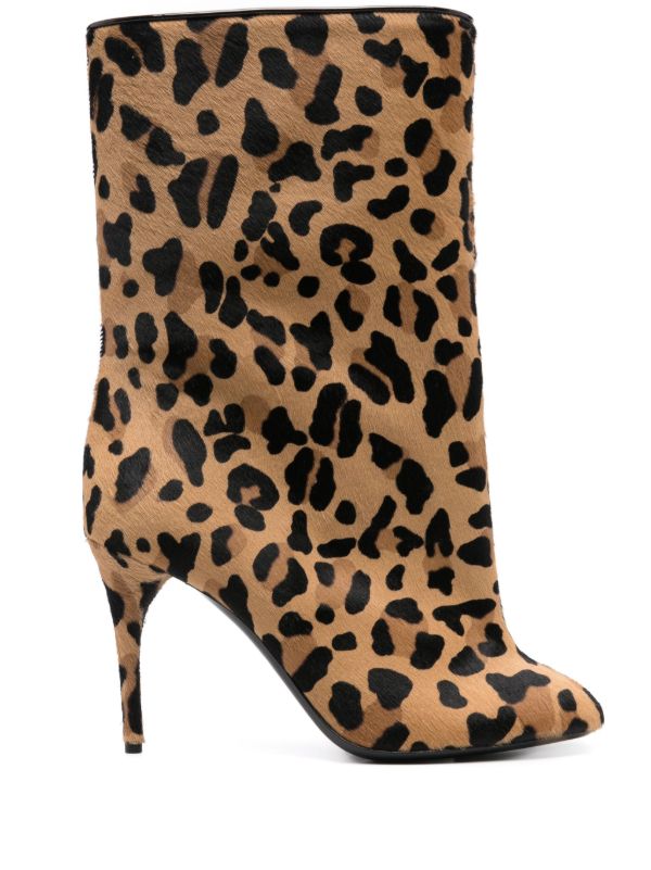 Alaïa Neutral Decolette Boots | Browns Boots