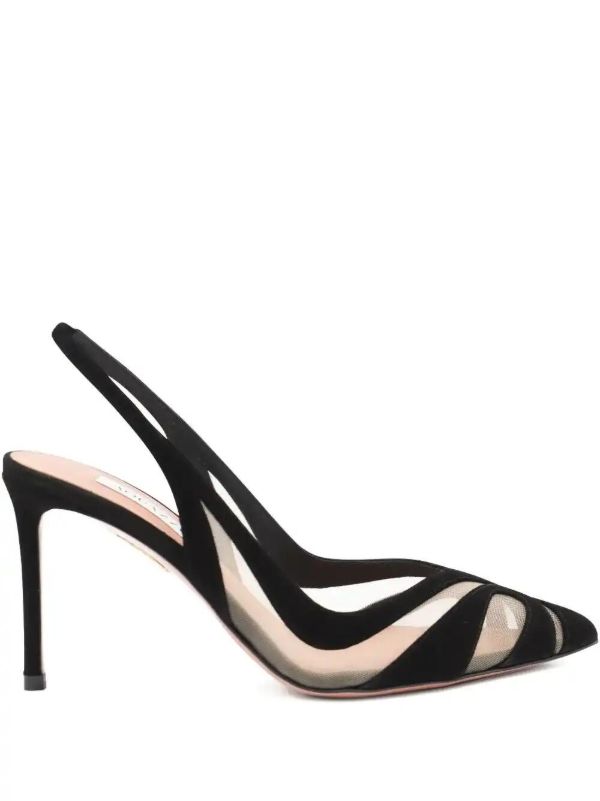 Aquazzura 85mm Lune Pumps | Browns Pumps