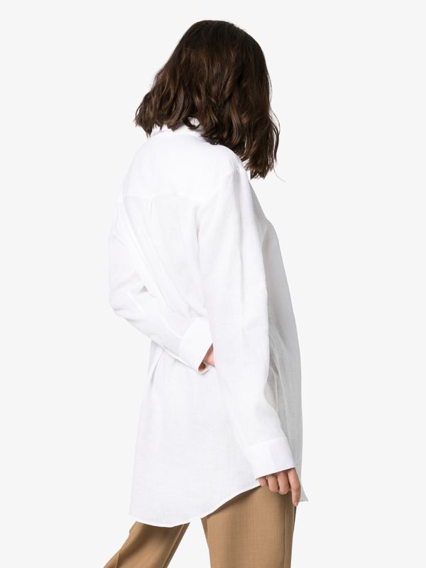 Asceno Oversized Linen Shirt | Browns Shirts