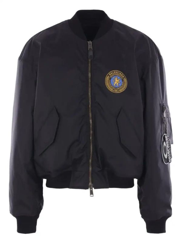 Balenciaga padded bomber jacket