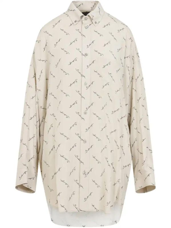 Balenciaga Printed Shirt | Browns Shirts