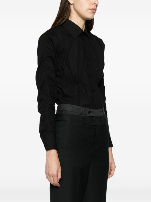 BETTTER Black Cotton Bodysuit | Browns Shirts