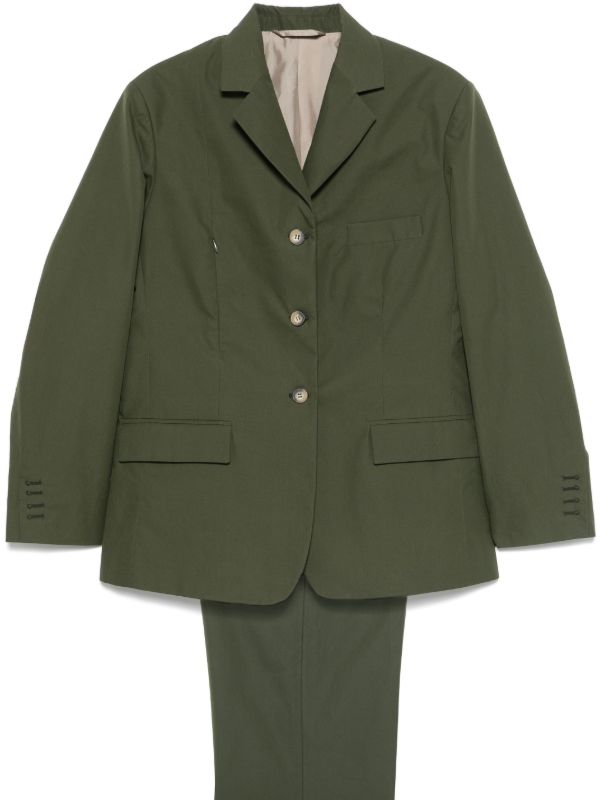 BETTTER Green Cotton Suit | Browns Suits