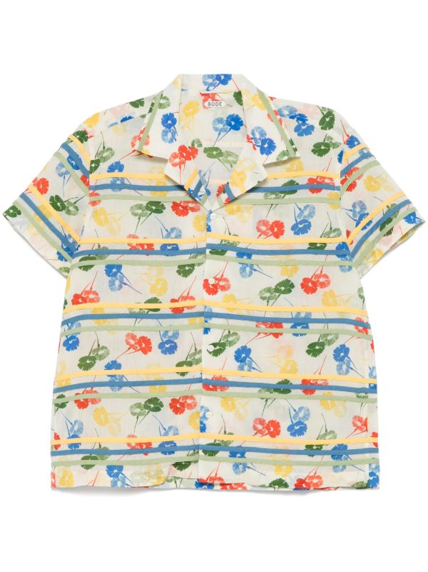 BODE Flower Stamp shirt | Browns Shirts