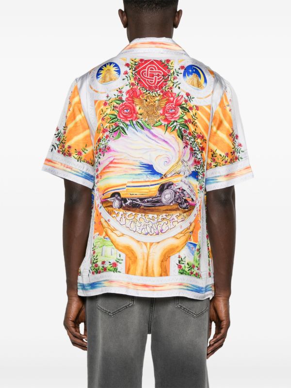 Casablanca Printed Silk Shirt | Browns Shirts