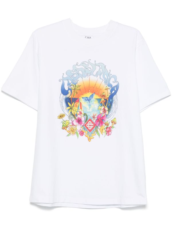 Casablanca Printed T-Shirt | Browns T-Shirts