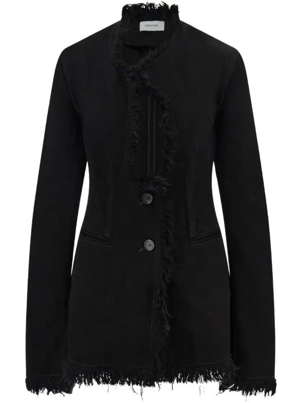 Ferragamo fringed blazer | Browns Blazers