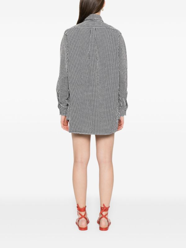Hunza G Chequered Shirt | Browns Shirts
