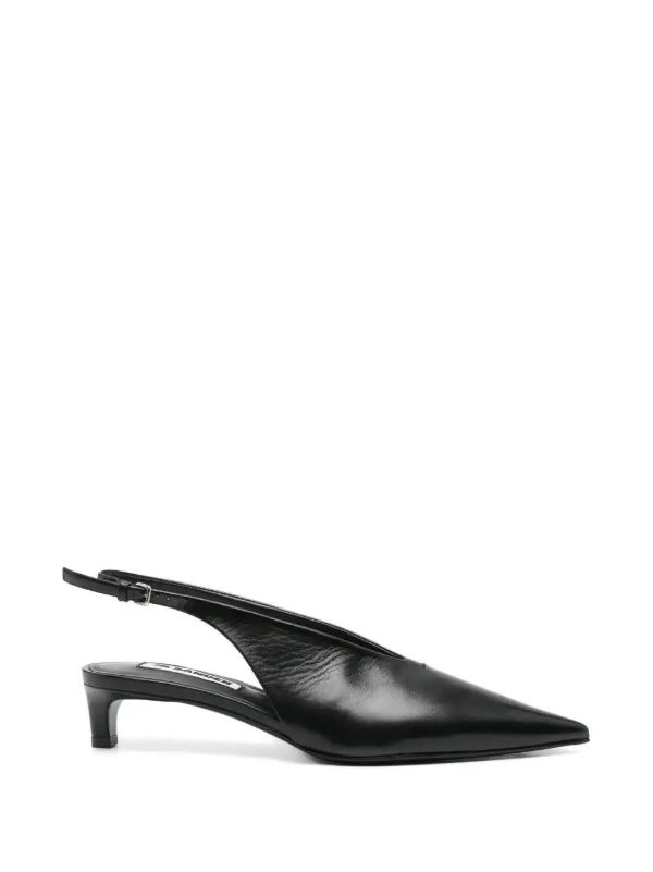 Jil Sander 40mm leather pumps | Browns Mules