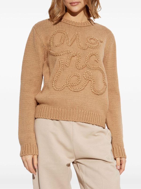 Moncler Logo Jumper | Browns Knitted Sweaters